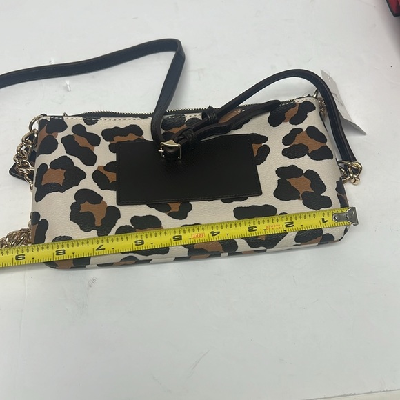 COACH LEOPARD OCELOT QUINN CROSSBODY CHAIN BAG F35878 Tan Black Brown - Picture 8 of 10